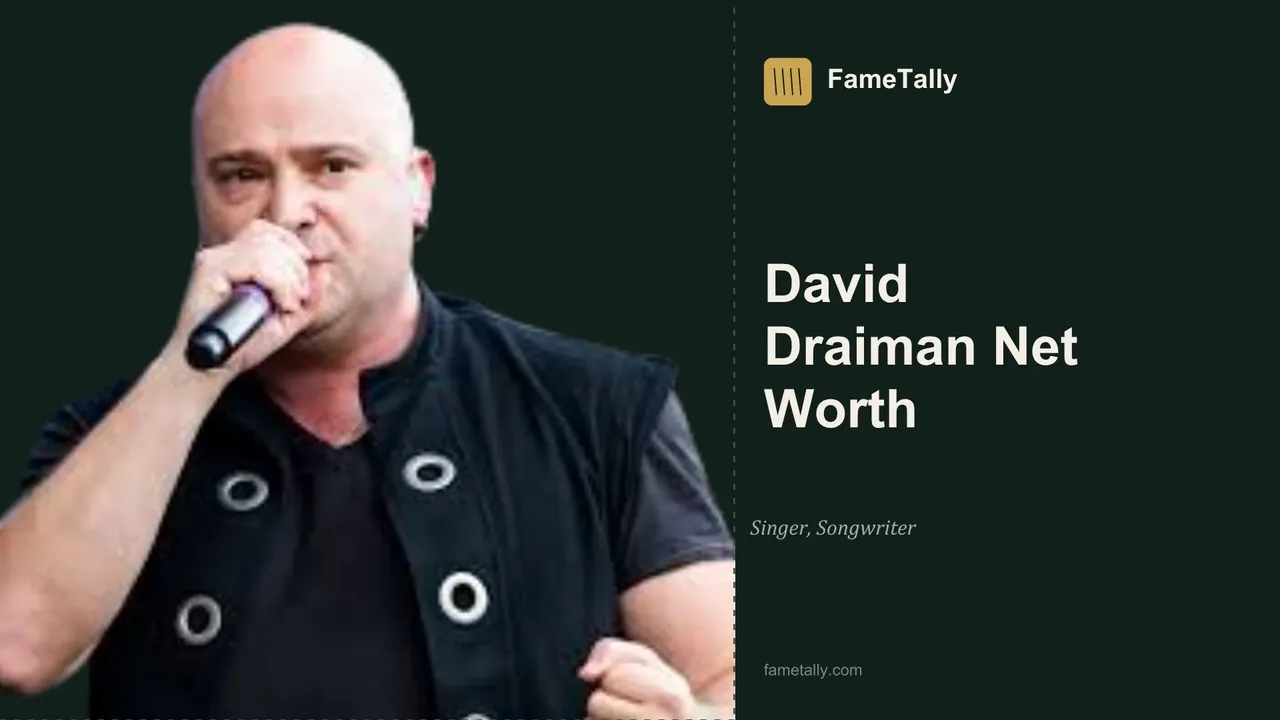 David Draiman Net Worth 2026 David Draiman net worth 2026, Singer and songwriter