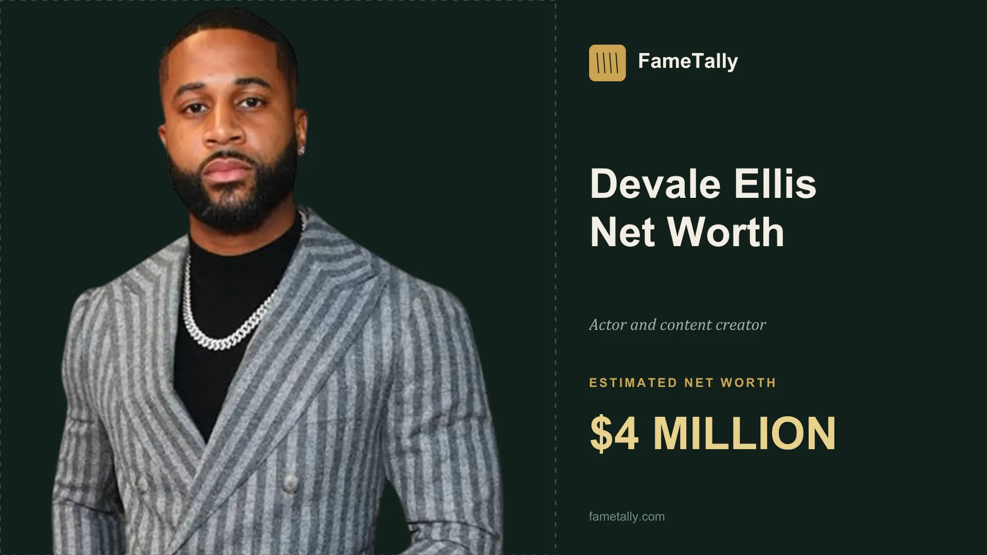 Devale Ellis net worth 2026, Actor and content creator